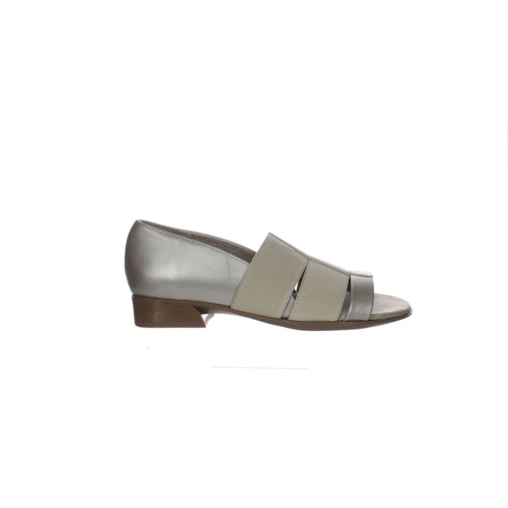 Munro Womens Naomi Silver Sandals Size 6.5 Medium (B, M)!